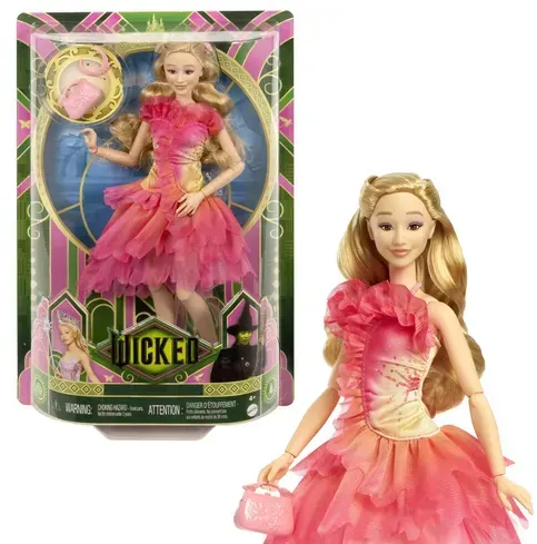 Universal Pictures' Wicked Glinda Modepuppe mit abnehmbarer Mode und Zubehör