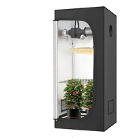 JUNG Growbox Growzelt Indoor 80x80x180cm Premium Mylar 97% reflektierend, Hydroponisches System, Gewächshaus Balkon, Wasserdicht, Herausnehmbarer Boden, stabiles Nylongewebe, Grow Tent