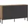 OTTO home Sideboard, Sideboard, Breite 136 cm, mit geriffelten Fronten, auf Metallfüßen