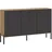 OTTO home Sideboard, Sideboard, Breite 136 cm, mit geriffelten Fronten, auf Metallfüßen