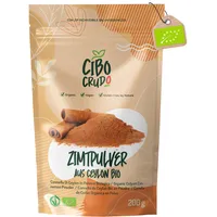 Bio Ceylon Zimt Gemahlen - 200g. Ceylon Zimt Bio Gemahlen 100% Rein Zimtpulver ohne Zusatzstoffen. Organic Cinnamon Powder.