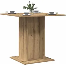 vidaXL Artisan-Eiche 80 x 75 x 80 cm braun