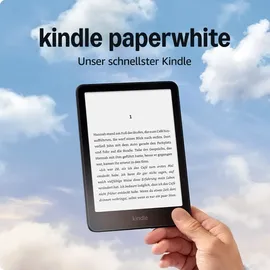Amazon Kindle Paperwhite (2024), 7-Zoll Display, mit Werbung, 16 GB E-Book-Reader Black