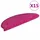 vidaXL Treppenmatten 15 Stk. Rosa 65x21x4 cm