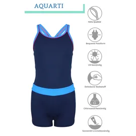 Aquarti Badeanzug Mädchen Blau 152