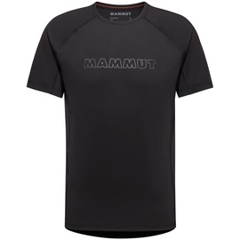 Mammut Herren Selun FL T-Shirt Mens Logo Wander-Shirt, Schwarz, XXL