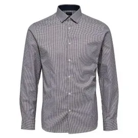 Selected Langarmhemd Kariert Blau/Rot/Weiß 3XL