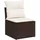 vidaXL Gartensessel 55 x 69 x 62 cm braun 1 St.
