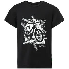 Vaude Lezza Kurzarm-t-shirt - Black / White - 146/152, cm