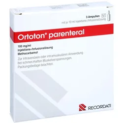 ORTOTON parenteral 100 mg/ml Inj./Inf.-L. Amp.10ml 3 St