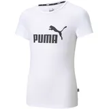 Puma Mädchen ESS Logo Tee G T-Shirt Puma White, 116