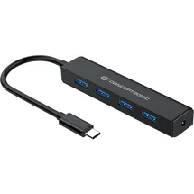 Conceptronic CTC4USB3 4-Port-USB 3.0-Hub, USB-C-Anschluss