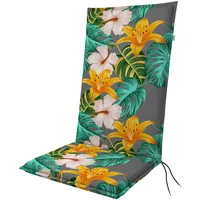 Hochlehnerauflage 119 x 48 cm floral 1 St.
