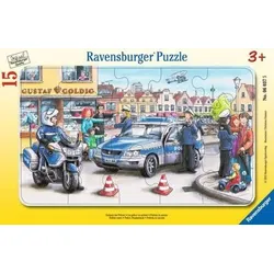 RAVENSBURGER 6037 Kinderpuzzle Einsatz der Polizei