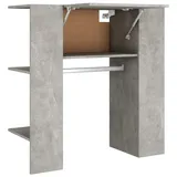 vidaXL Flurschrank Betongrau 97,5x37x99 cm grau
