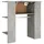 vidaXL Flurschrank Betongrau 97,5x37x99 cm grau