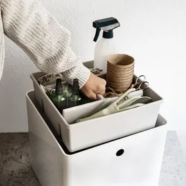 IKEA Fach für Schreibutensilien 35 x 24 x 14 cm 1-tlg. hellgrau