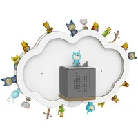 Holzura Kinderregal Tonieregal für Toniebox, Kinderregal Wolke Regal Tonie Figuren