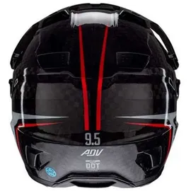 Leatt 9.5 Adv+velocity 4.5 Iriz Offroad-helm-kit - Carbon - XL