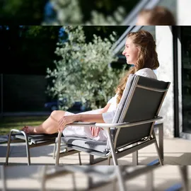 Sieger Sirio Loungesessel 70 x 120 x 84 cm eisengrau