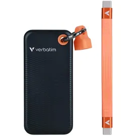 Verbatim Pocket SSD 512 GB USB 3.2 Schwarz/Orange
