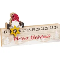 Moderner Holz-Adventskalender 2026 - Schlichter Countdown-Würfel für weihnachtliches Ritual im Wohnzimmer