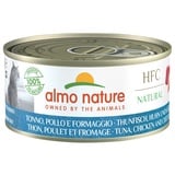 Almo Nature HFC Natural - Thunfisch, Huhn & Käse - 24 x 150 g
