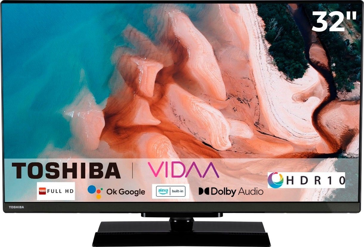 Toshiba 32LV3E63DA LED-Fernseher (80 cm/32 Zoll, Full HD, Smart-TV) schwarz