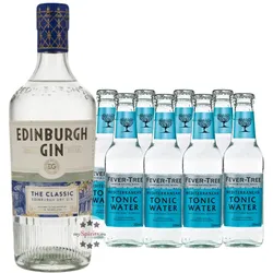 Edinburgh Gin & 8 x Fever-Tree Mediterranean Tonic Water