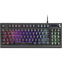 Mars Gaming MKREVOPT, H-Mech Compact TKL Tastatur und Ziffernblock, Volle RGB-Beleuchtung, Portugiesische Sprache