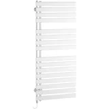Kermi Credo Half flat 1800 x 450 mm Badheizkörper 37 W weiß Mittelventil