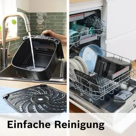 Bosch Serie 6 Heißluftfritteuse MAF671B0 Schwarz 7,2 l