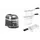 KitchenAid Artisan Toaster 5KMT2204 inkl. Brötchenaufsatz + Sandwichzange medaillon silber