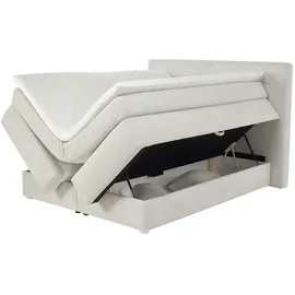 JOB Boxspringbett SIMONE, 160 x 200 cm - Waffelcord mit Bettkästen