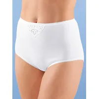 SCHIESSER Damen Taillenslip Maxi, 2er Pack Gr. 44, weiß 100)
