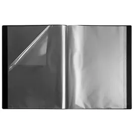 FolderSys Sichtbuch DIN A4, 20 Hüllen schwarz, 1 St.