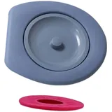 perfk Eimer Toilettensitz tragbarer Camping -Toilettensitz Notfall tragbarer Toilettendeckel Outdoor Toilettensitz für Angeln Kinder Erwachsene Auto, Sitzdeckel mit Abdeckung