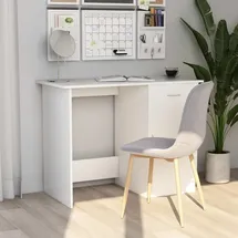 vidaXL Schreibtisch Weiß 100×50×76 cm Holzwerkstoff