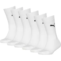 Puma Easy Rider Sneakersocken 6er Pack Weiß 39-42