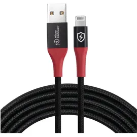 MicroConnect USB-A auf Lightning 1,5 m Schwarz
