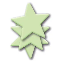 HERMA Leuchtaufkleber Sterne