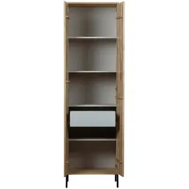 Woood Gravure Mehrzweckschrank 60 x 210 x 42 cm Beige