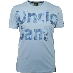 UNCLE SAM Bekleidung Uncle Sam T-Shirt BLAU|BLAU 5XL