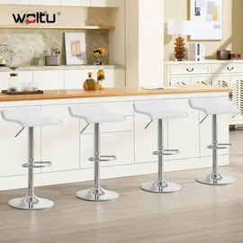 Woltu Barhocker 38,5 x 62 x 39 cm Weiß