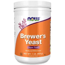 Now Foods Brewer's Yeast Powder - Bierhefe Pulver (454 g)