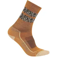 Icebreaker Merino Hike+ Light Crew Natural Summit Socken - Ray / Sunstone / Black - EU 41-43