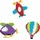 DIAMOND DOTZ® Diamond Painting Sticker Flugzeuge