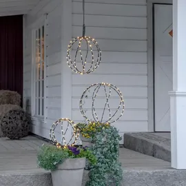 Star Trading LED-Kugel Sphere 104 LED warmweiß außen 50 schwarz