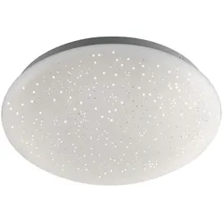 LED-Sternenhimmel, Deckenleuchte, Ø 25cm, dimmbar, RGB+W Farbwechsel