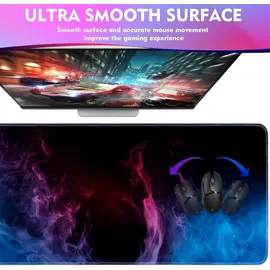 luxuskollektion Gaming Mauspad 900x400mm Groß Rutschfester Schreibtischunterlage